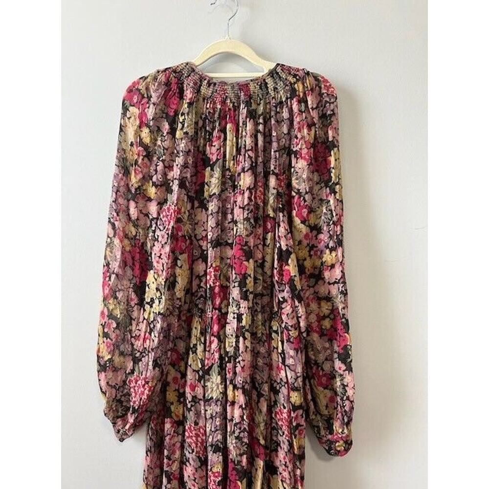 Polo by Ralph Lauren Floral Maxi Dress in Pink, Yellow and Green - Picture 6 of 10
